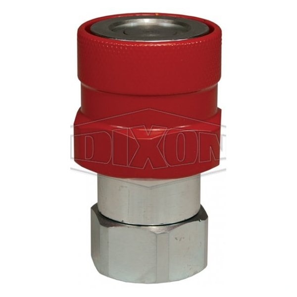 Dixon DQC VEP-BOP Blowout Preventer Safety Female Coupler, 3/4-14 Nominal, Female NPTF, Steel 6VEPF6-BOP - main